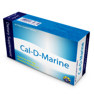 CAL - D - MARINE DIETARY SUPPLEMENT ( CALCIUM 600 MG + VITAMINE D3 200 IU ) 30 TABLETS
